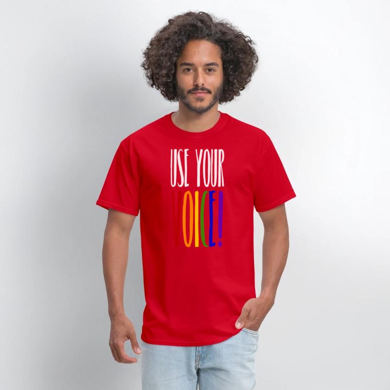 Use your voice! LGBTQ Gay Pride CSD Coming Out
