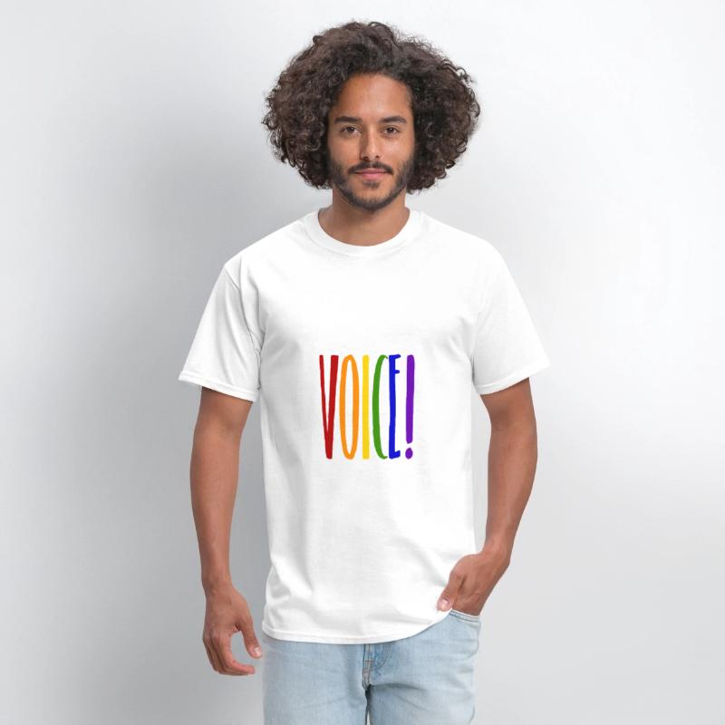 Use your voice! LGBTQ Gay Pride CSD Coming Out