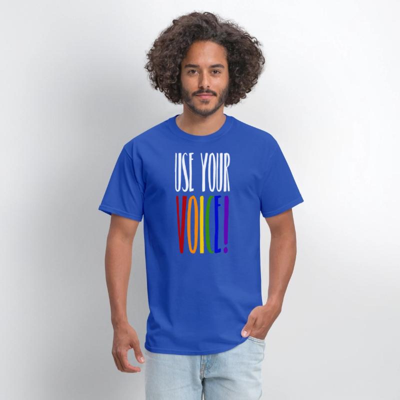 Use your voice! LGBTQ Gay Pride CSD Coming Out