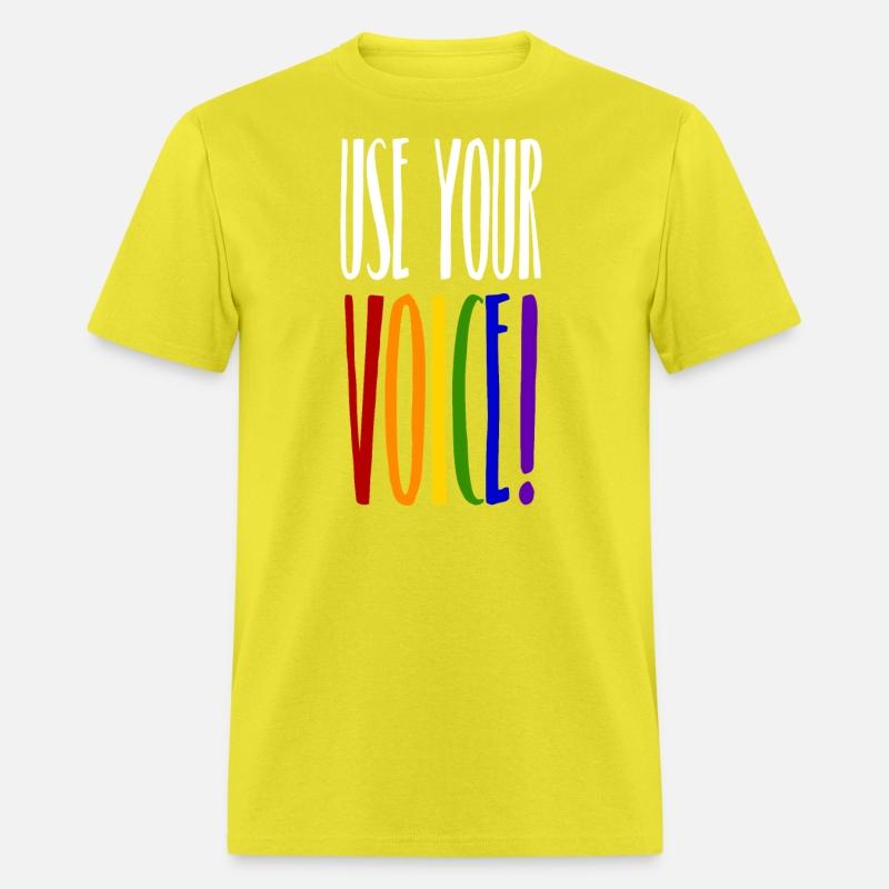 Use your voice! LGBTQ Gay Pride CSD Coming Out