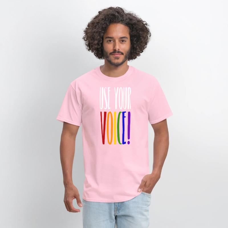 Use your voice! LGBTQ Gay Pride CSD Coming Out