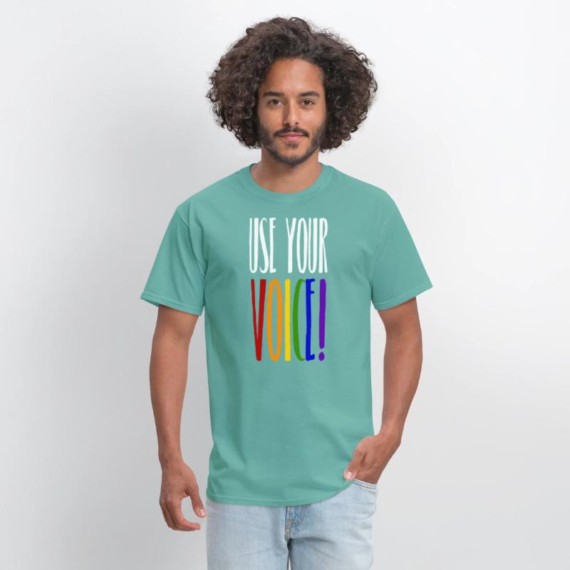 Use your voice! LGBTQ Gay Pride CSD Coming Out