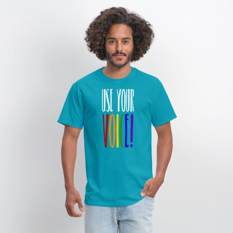 Use your voice! LGBTQ Gay Pride CSD Coming Out