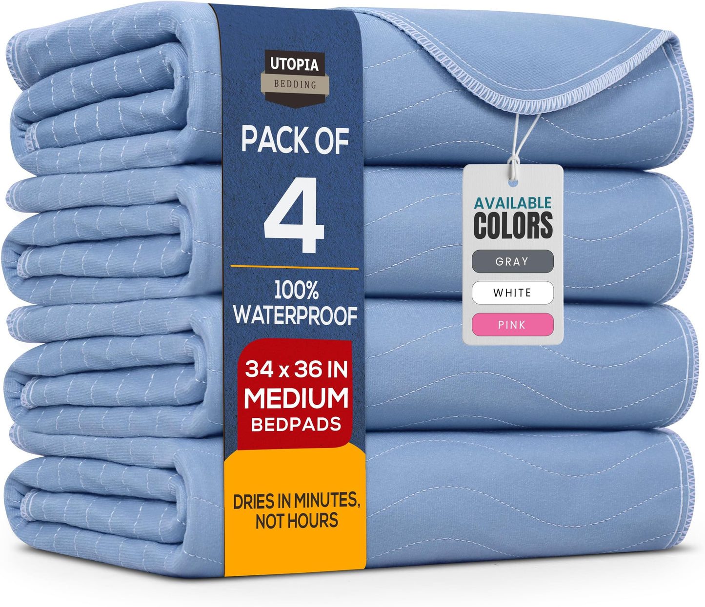 Utopia Bedding Washable Underpads 34" x 36" (Pack  - Top Rated