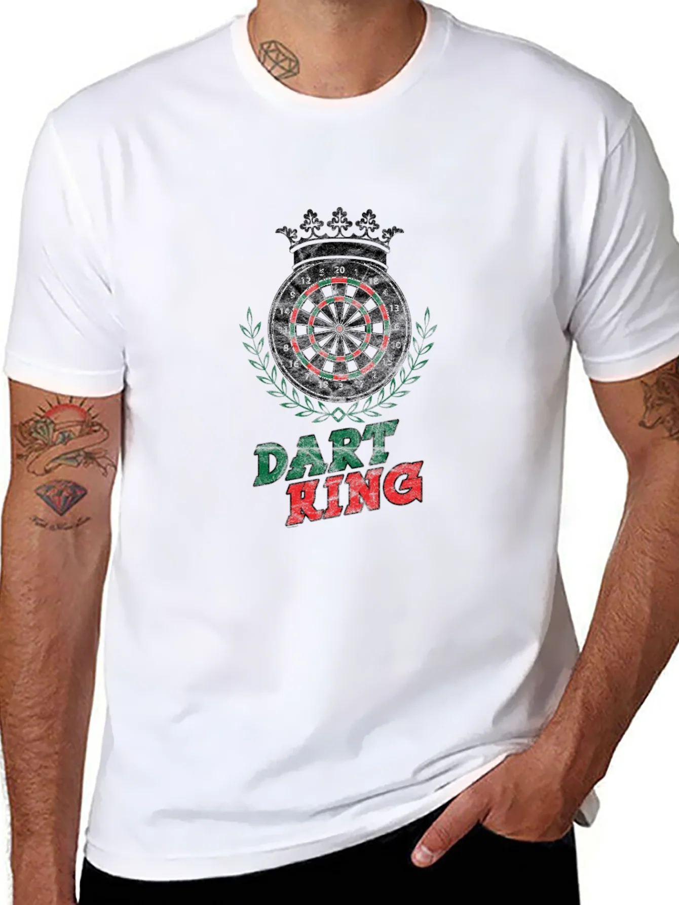Dart King T-Shirt - Black Graphic Tee