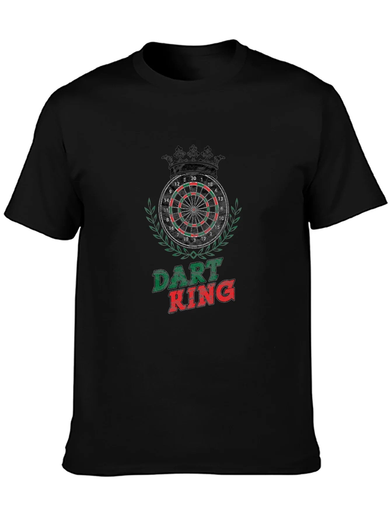 Dart King T-Shirt - Black Graphic Tee