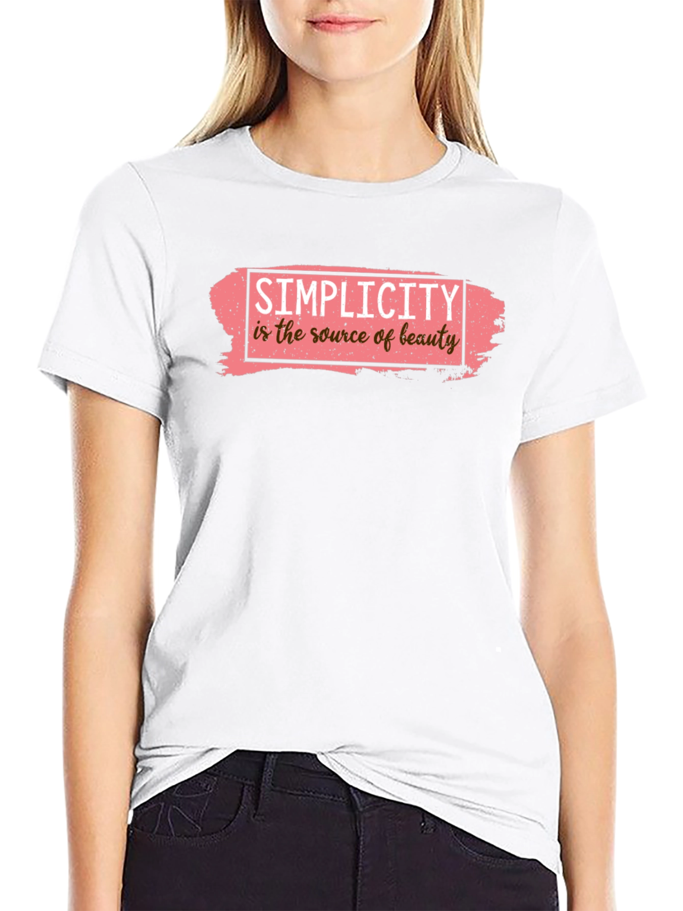Simplicity Beauty Graphic T-Shirt