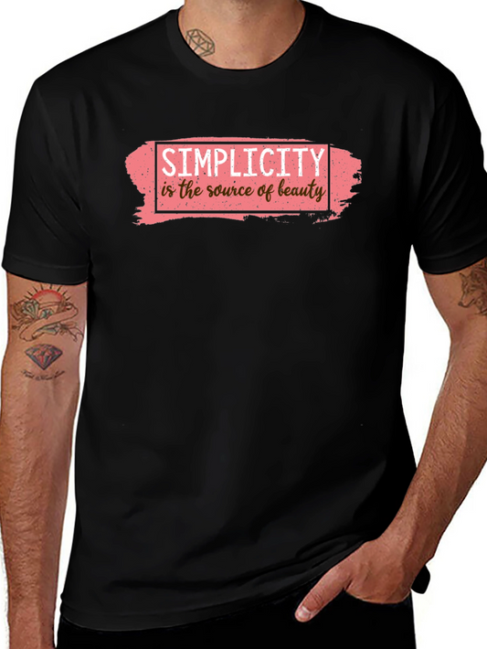 Simplicity Beauty Graphic T-Shirt