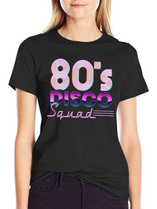 80s Disco Squad Retro Graphic T-Shirt