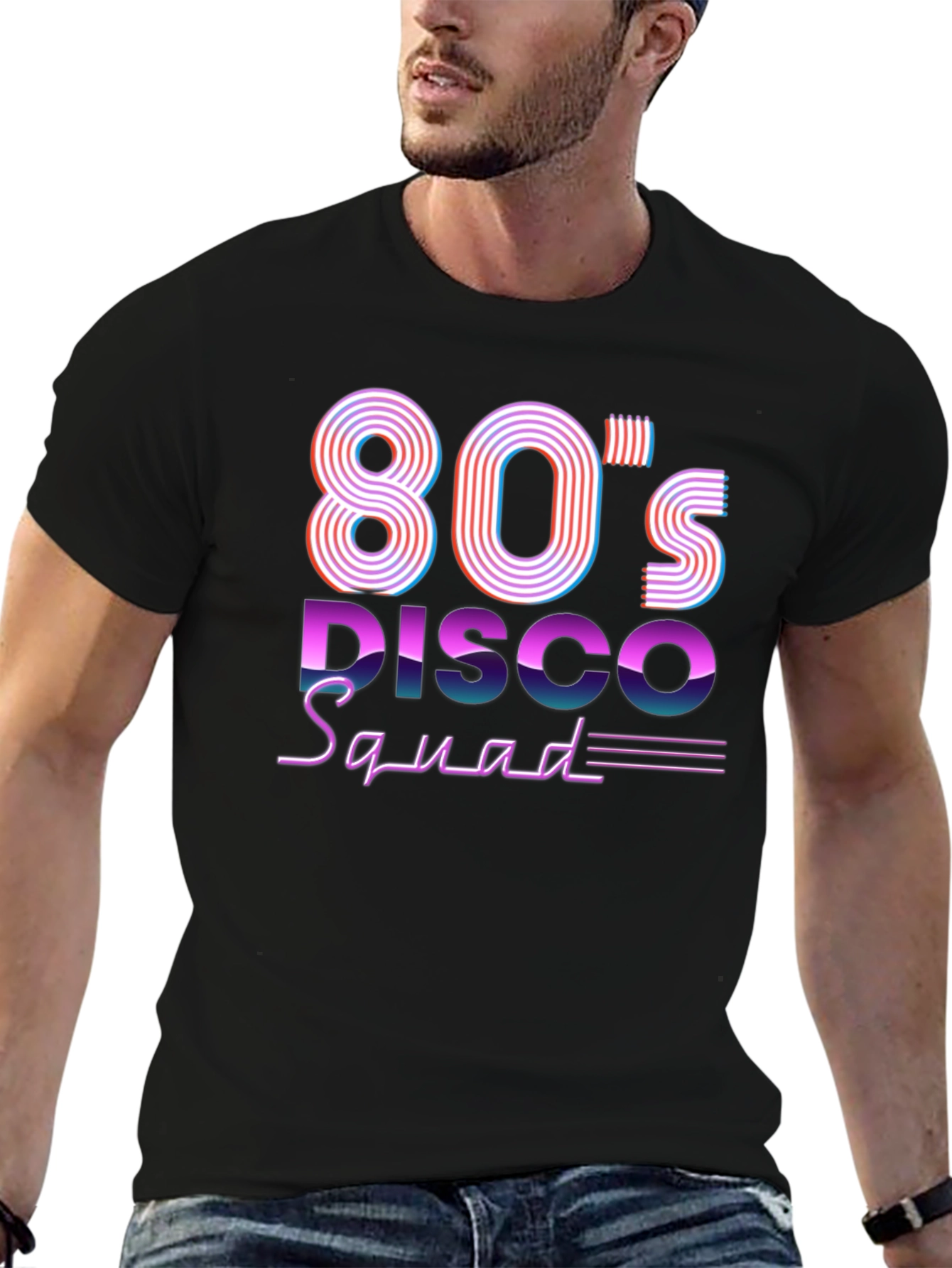 80s Disco Squad Retro Graphic T-Shirt