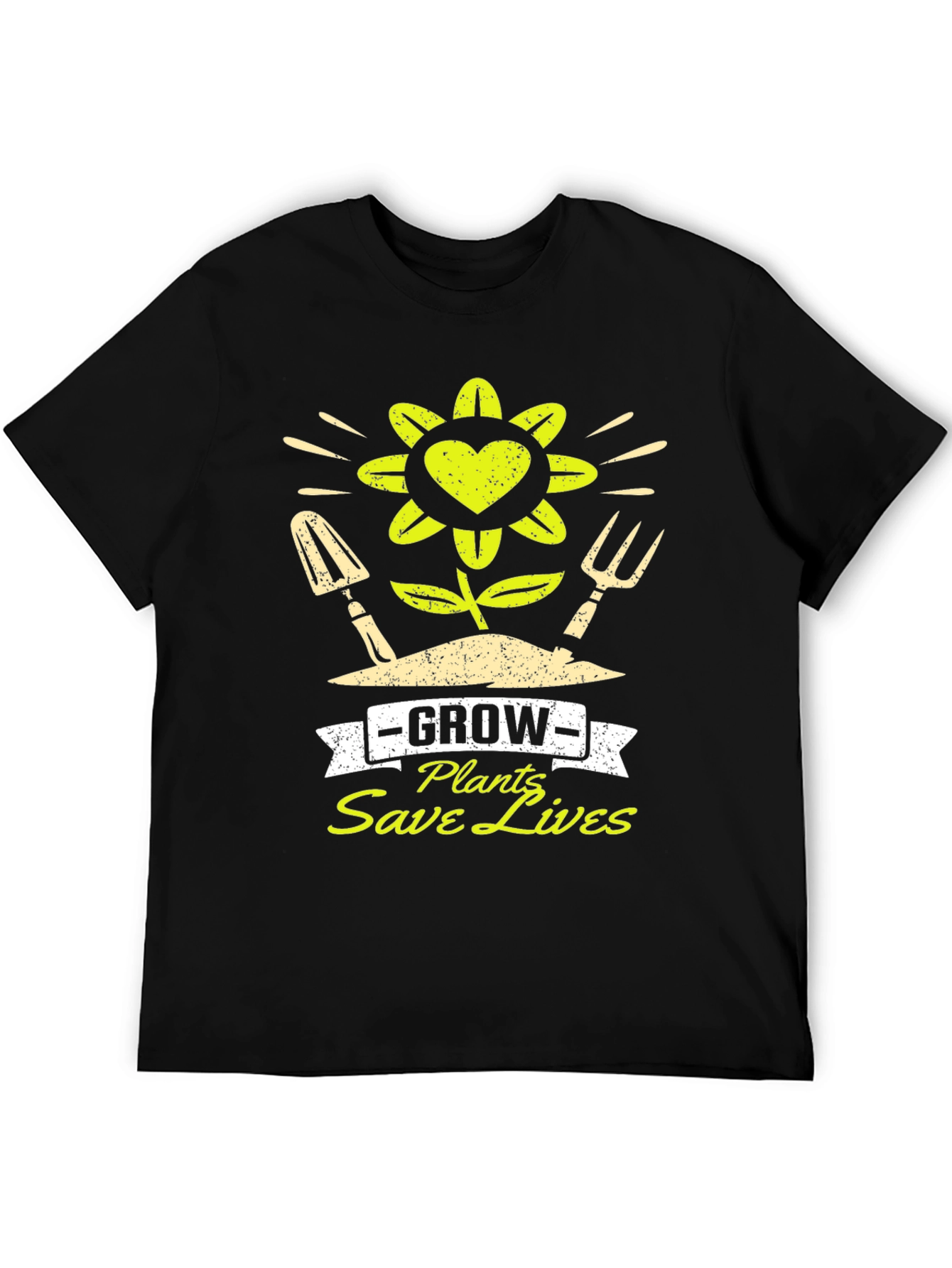Grow Plants Save Lives Graphic T-Shirt