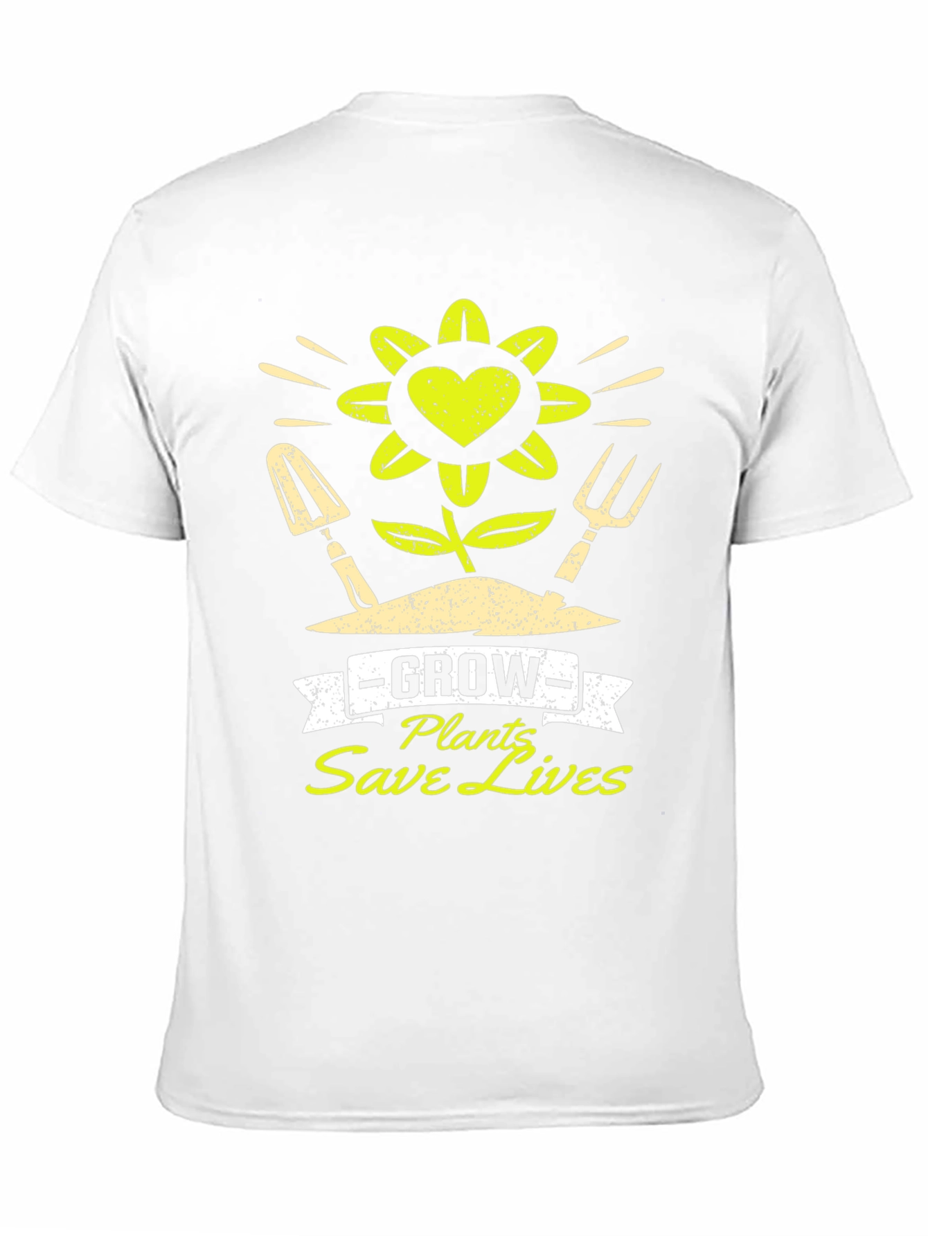 Grow Plants Save Lives Graphic T-Shirt