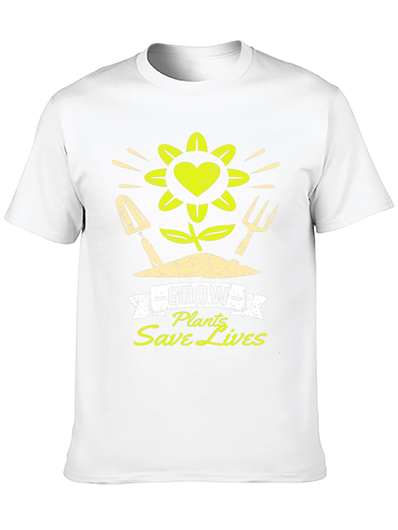 Grow Plants Save Lives Graphic T-Shirt