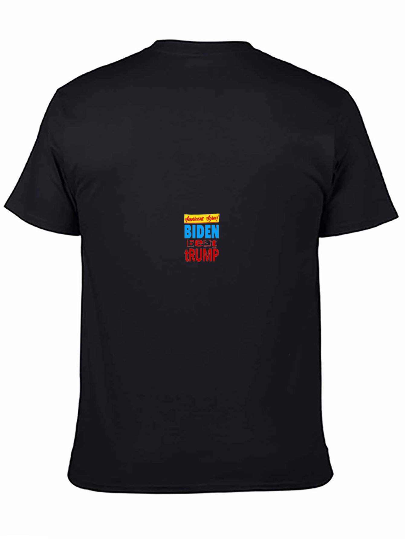 American Aggressor Tee: Biden Best Trump Black T-Shirt
