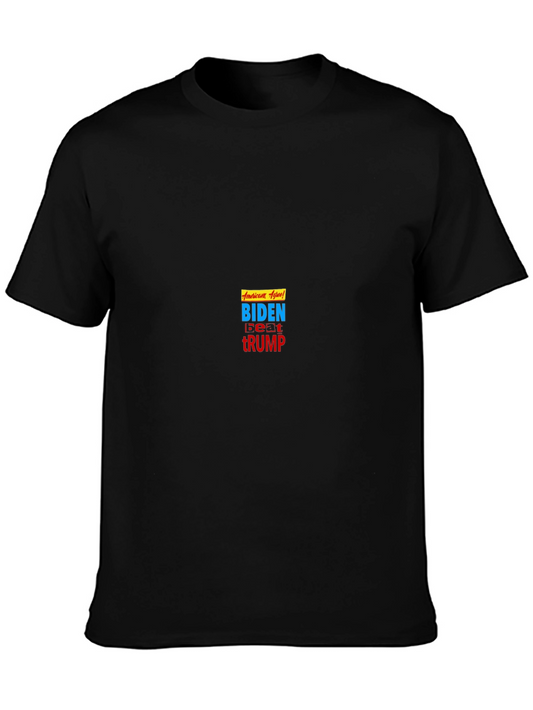 American Aggressor Tee: Biden Best Trump Black T-Shirt