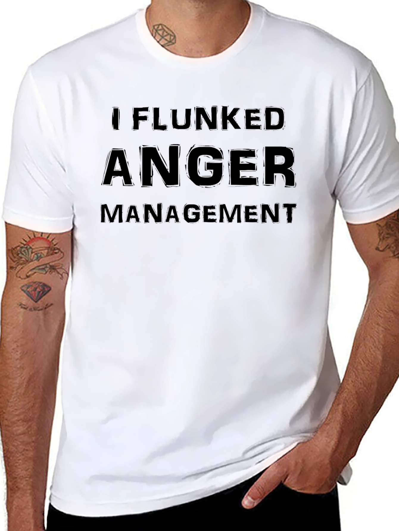 I Flunked Anger Management Novelty T-Shirt