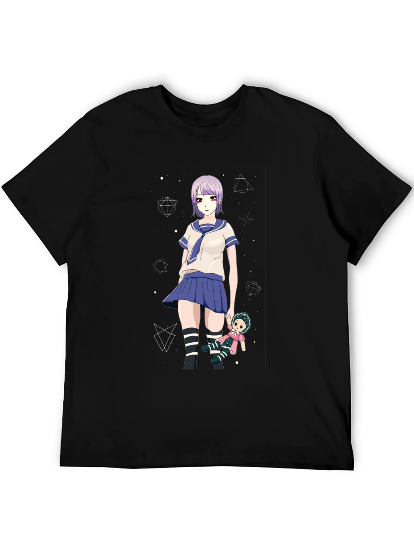Anime Girl Graphic T-Shirt