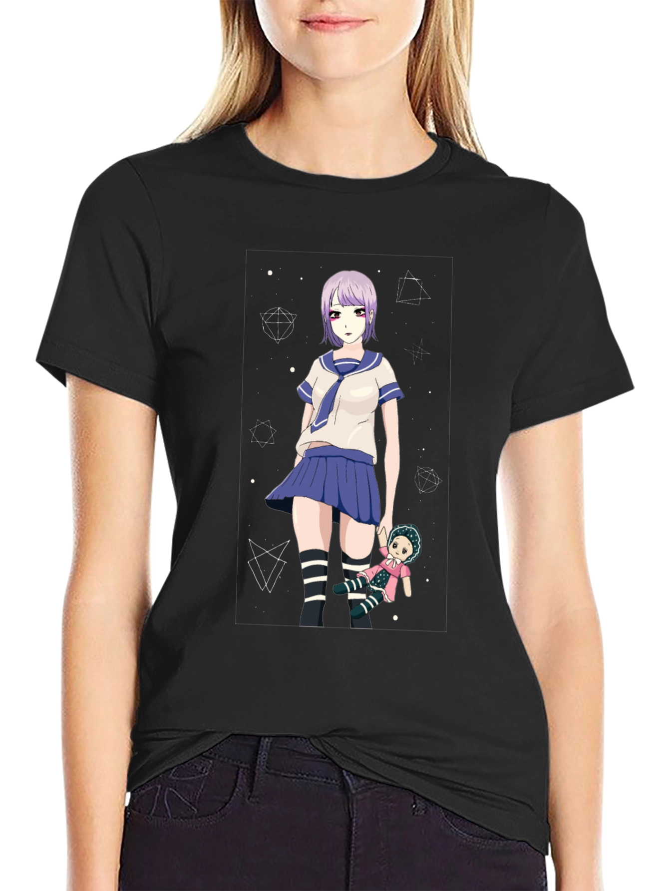 Anime Girl Graphic T-Shirt