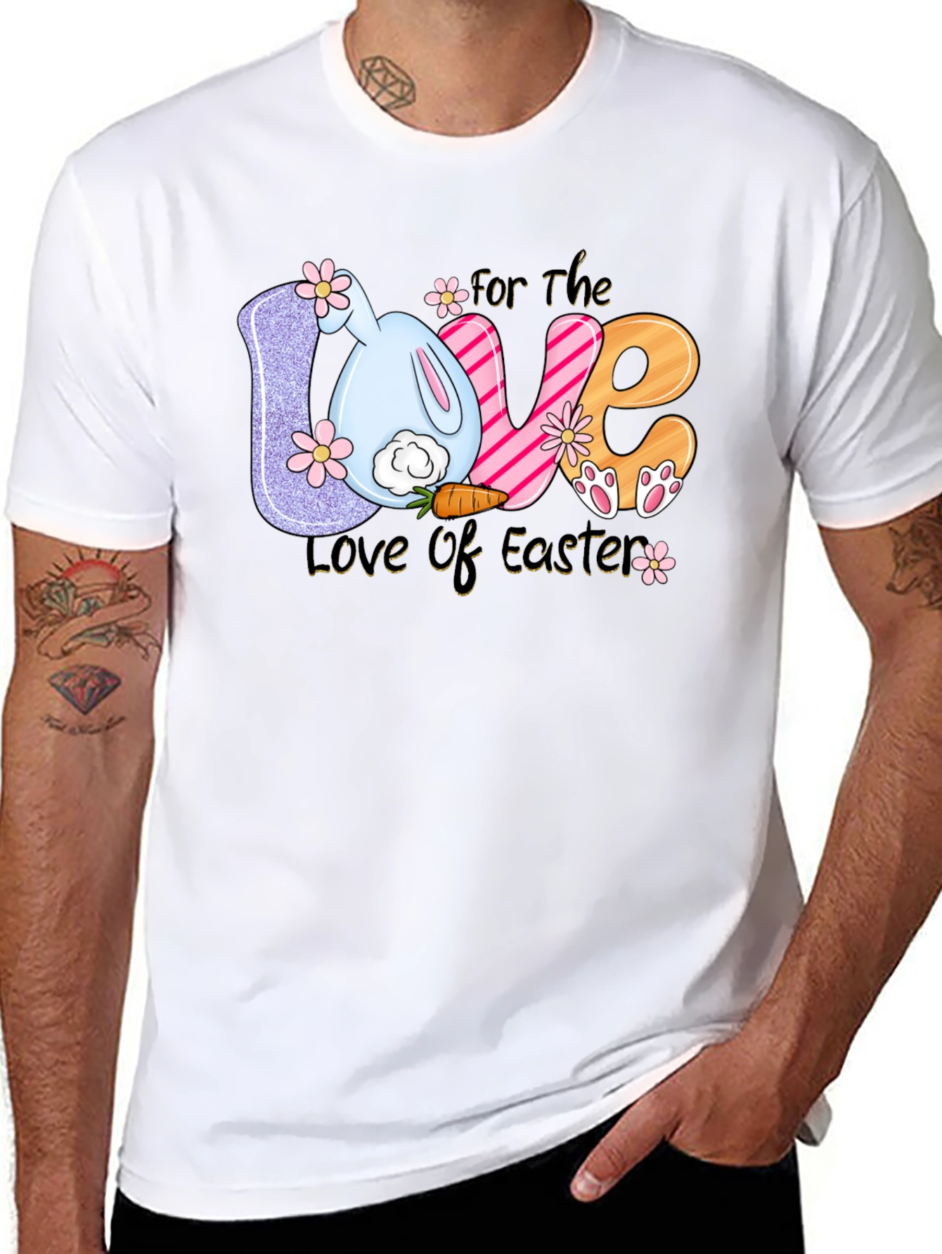 Love of Easter T-Shirt Bunny Design