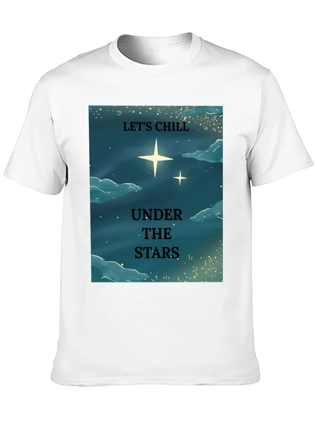 Lets Chill Under The Stars Graphic T-Shirt