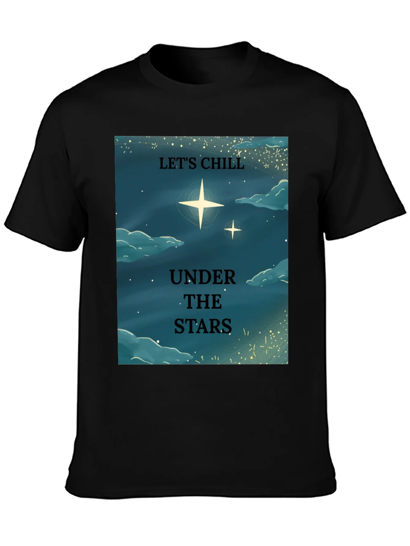 Lets Chill Under The Stars Graphic T-Shirt