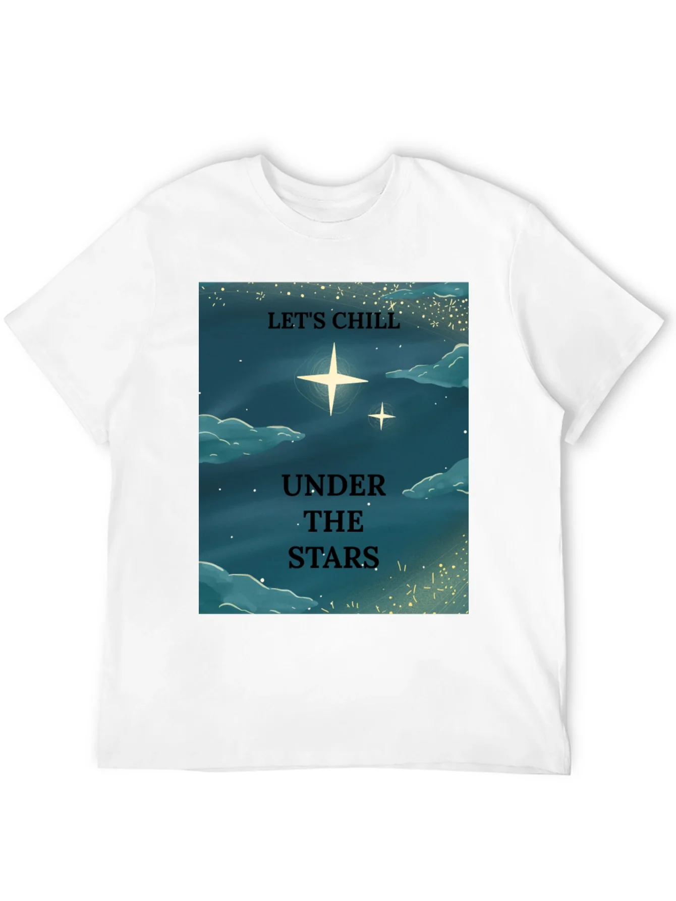 Lets Chill Under The Stars Graphic T-Shirt
