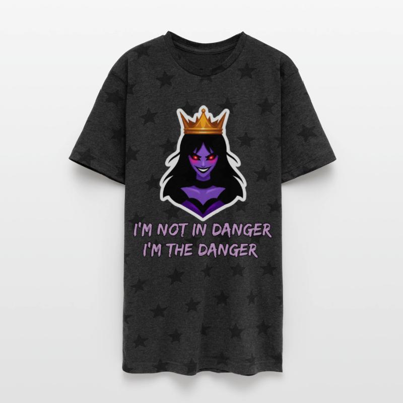 Vampire Queen with Crown Illustration