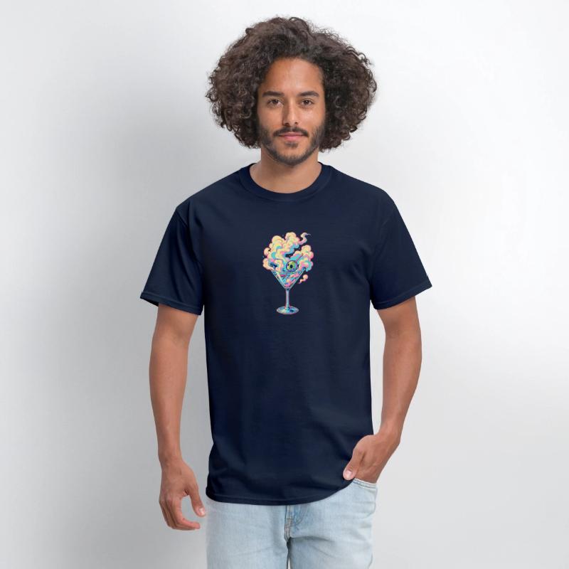Vaporwave Martini Cocktail Dreams Tee