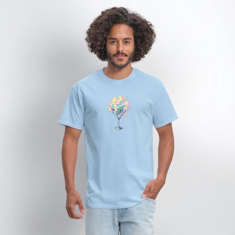 Vaporwave Martini Cocktail Dreams Tee
