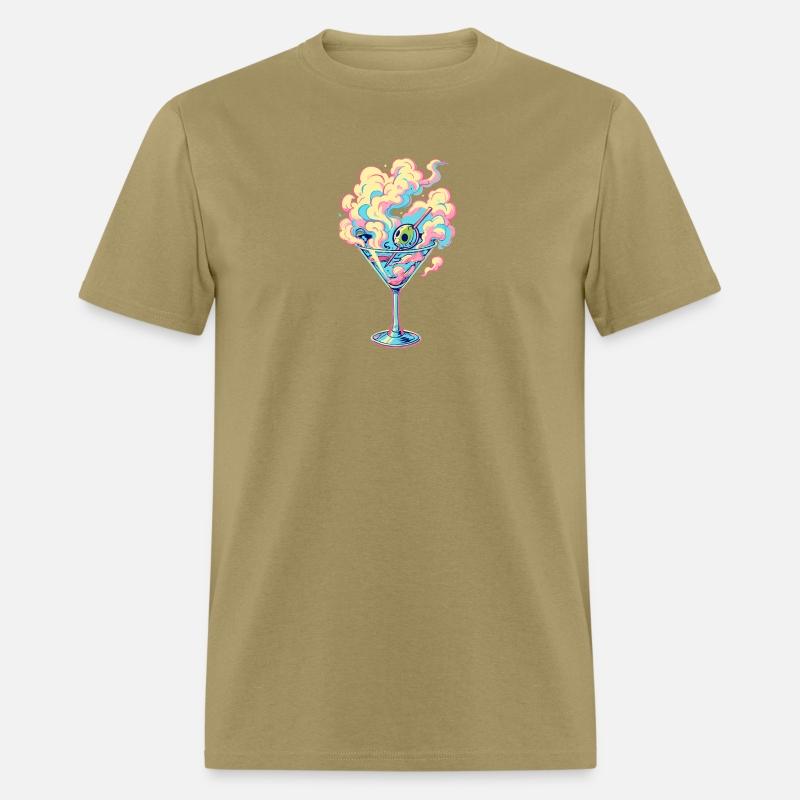Vaporwave Martini Cocktail Dreams Tee