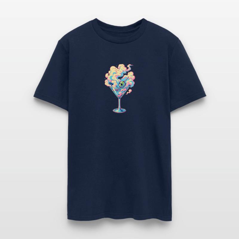 Vaporwave Martini Cocktail Dreams Tee