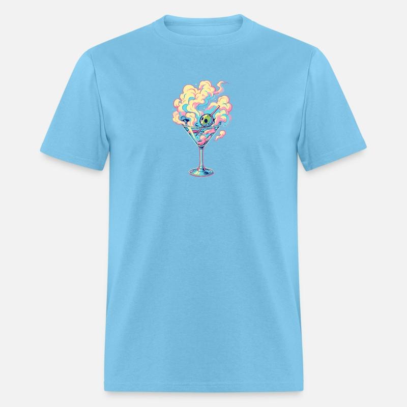 Vaporwave Martini Cocktail Dreams Tee