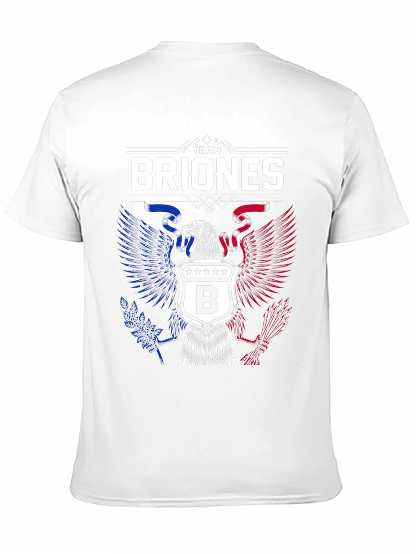 Team Briones Patriotic Eagle Crest T-Shirt