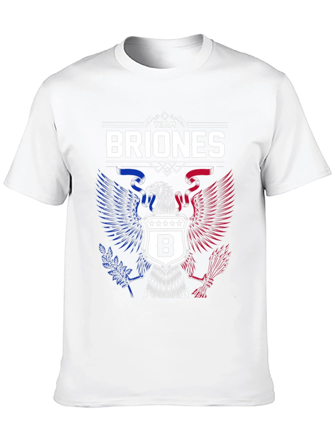 Team Briones Patriotic Eagle Crest T-Shirt