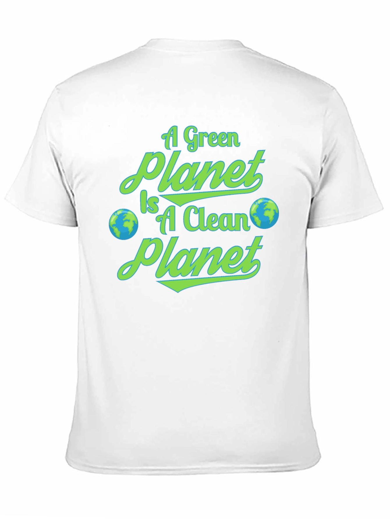 Eco-Friendly Graphic Tee - A Green Planet