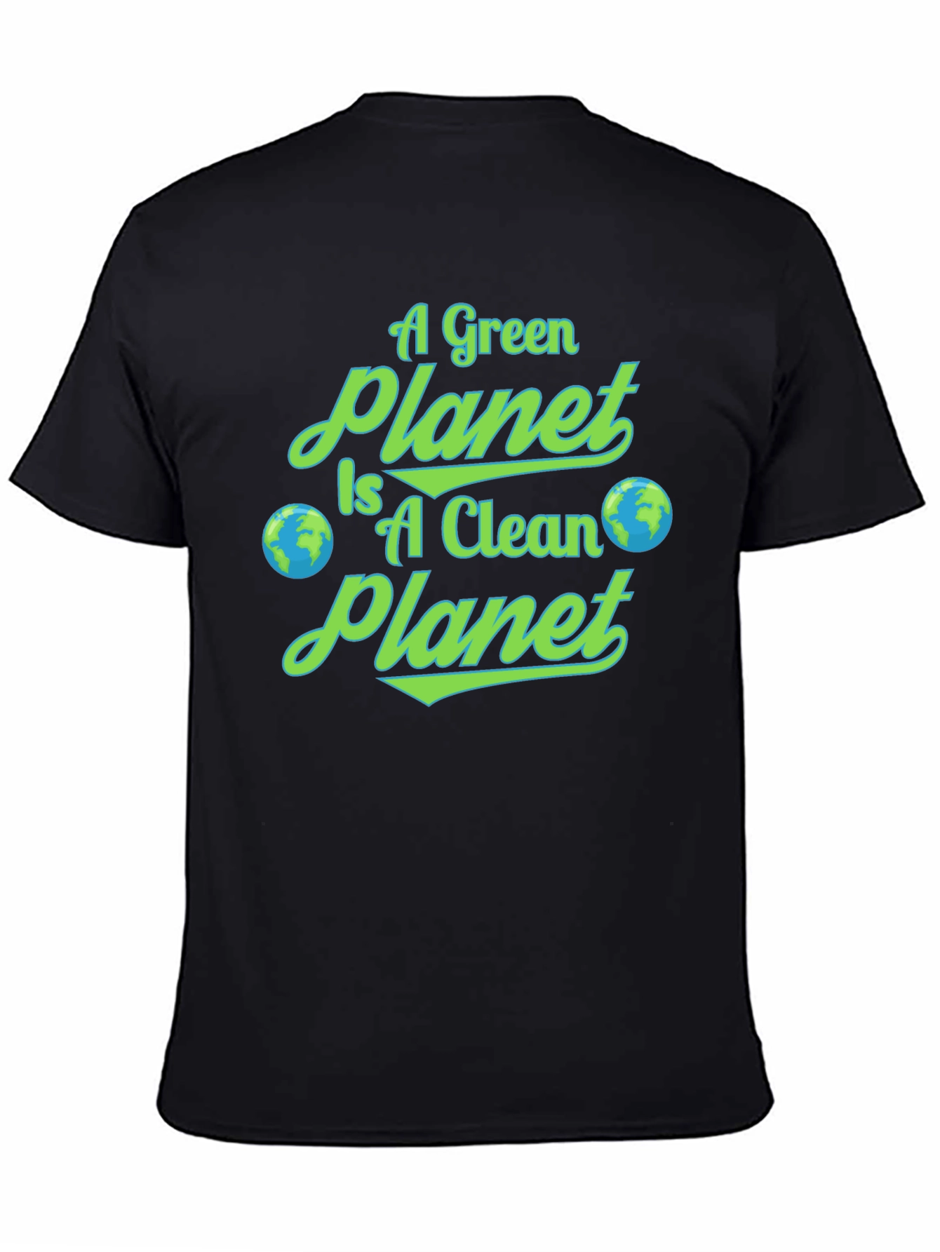 Eco-Friendly Graphic Tee - A Green Planet