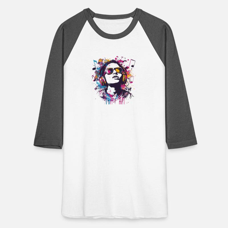 Vibrant Music Art with Headphones