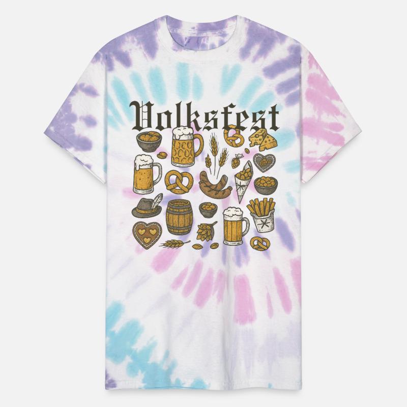 Viking Fiesta Beer and Food Illustration