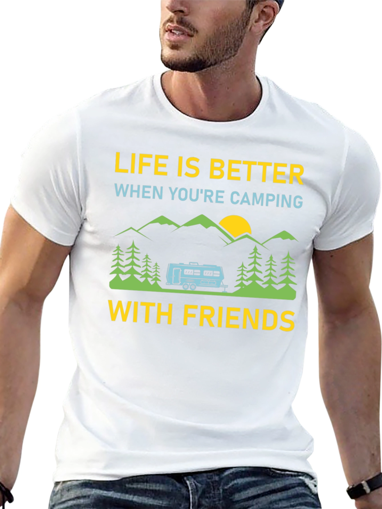 Camping Friends T-Shirt: Life is Better Outdoors
