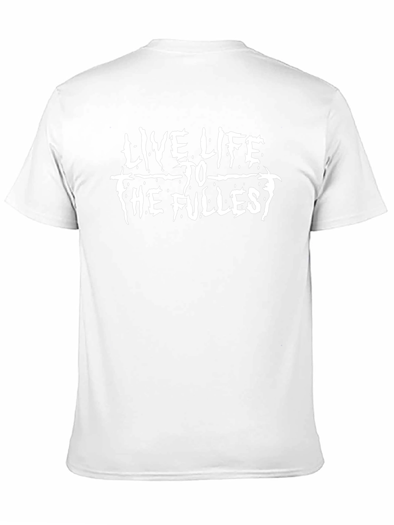 Live Life To The Fullest Black Graphic Tee