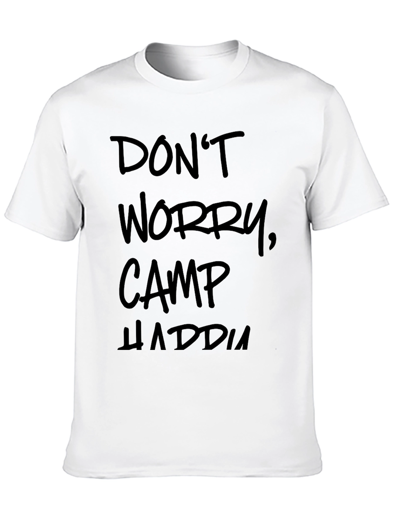 Dont Worry Camp HADDIA Black T-Shirt