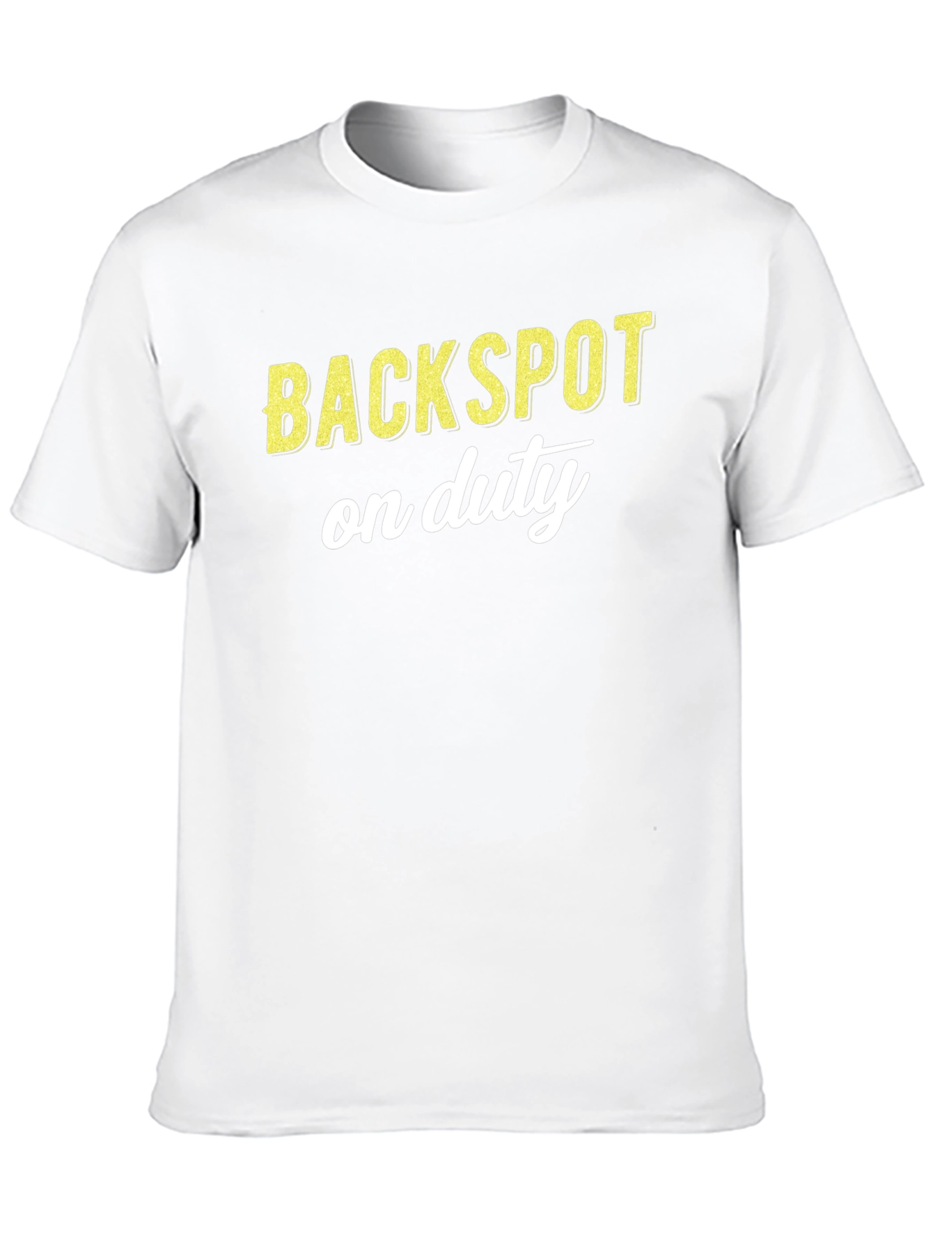 Backspot On Duty Black Graphic T-Shirt