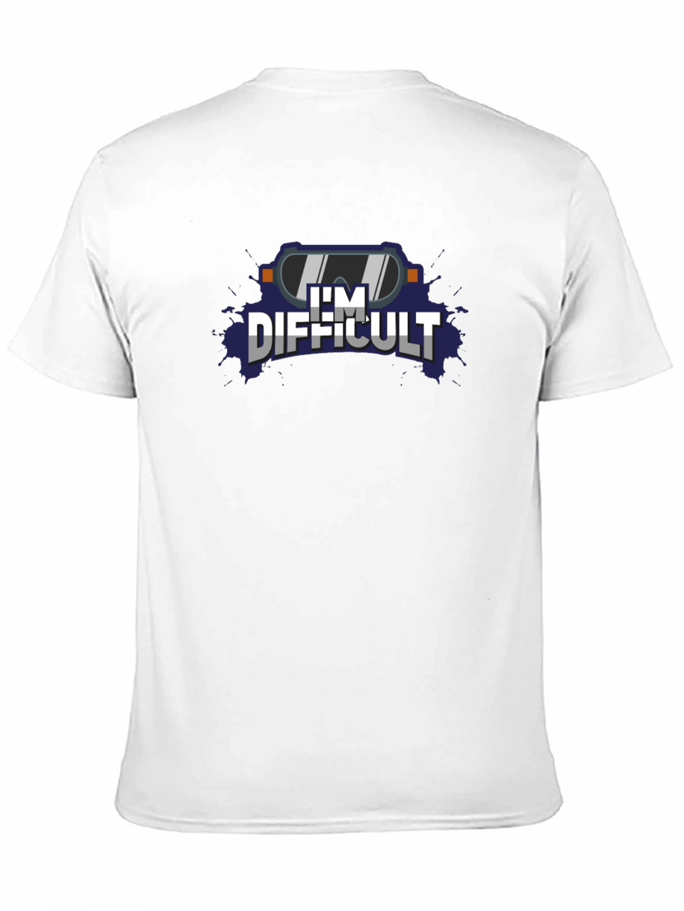 Im Difficult Graphic Tee - Black Cotton T-Shirt