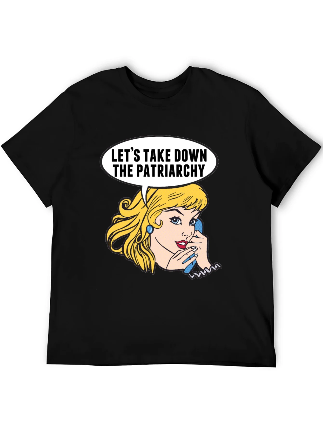 Feminist T-Shirt: Lets Take Down the Patriarchy Graphic Tee