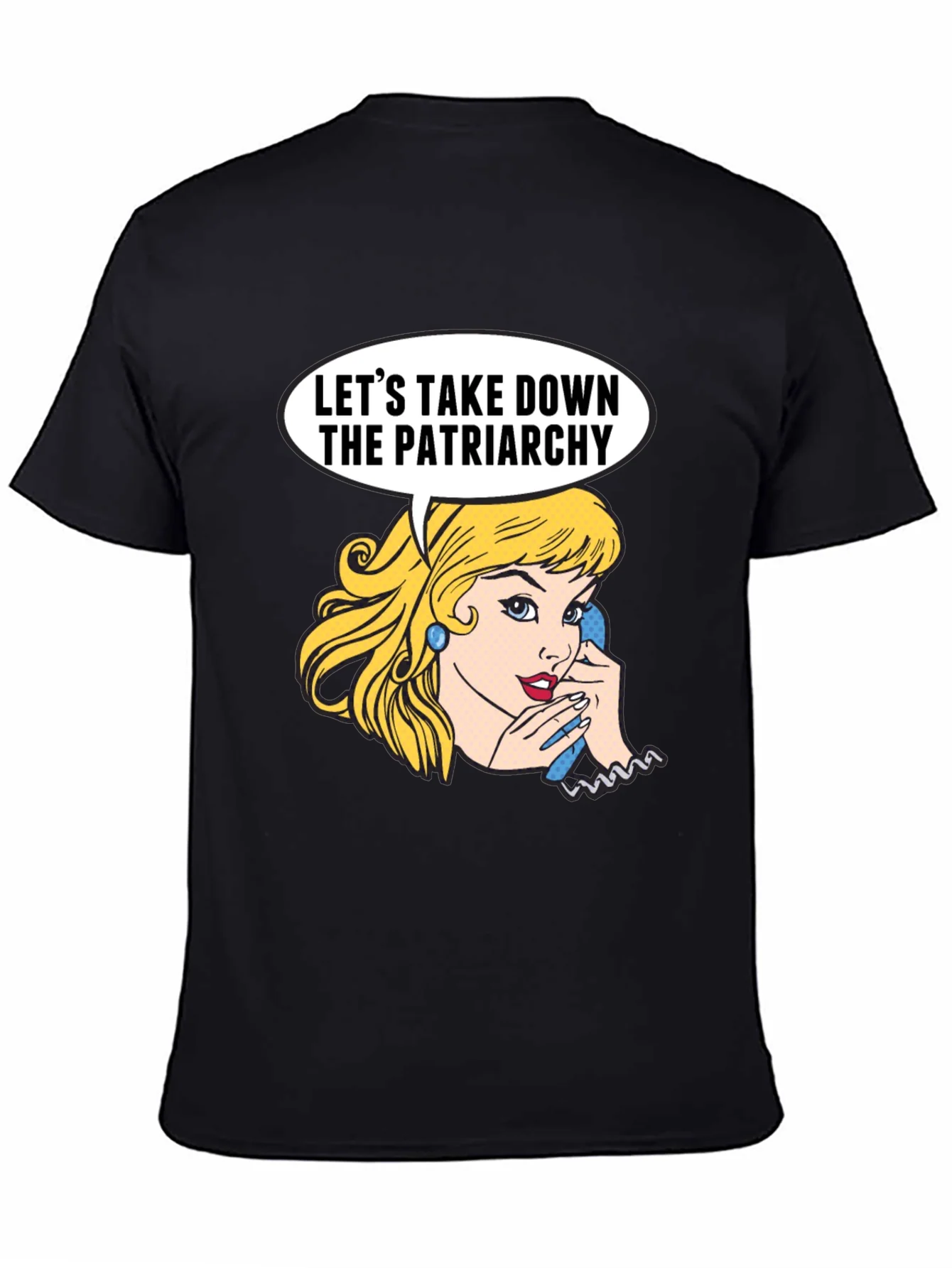 Feminist T-Shirt: Lets Take Down the Patriarchy Graphic Tee