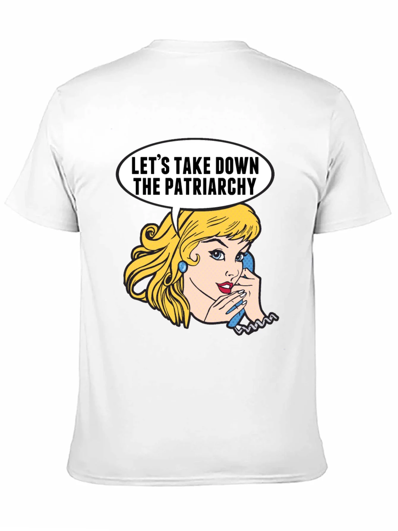 Feminist T-Shirt: Lets Take Down the Patriarchy Graphic Tee