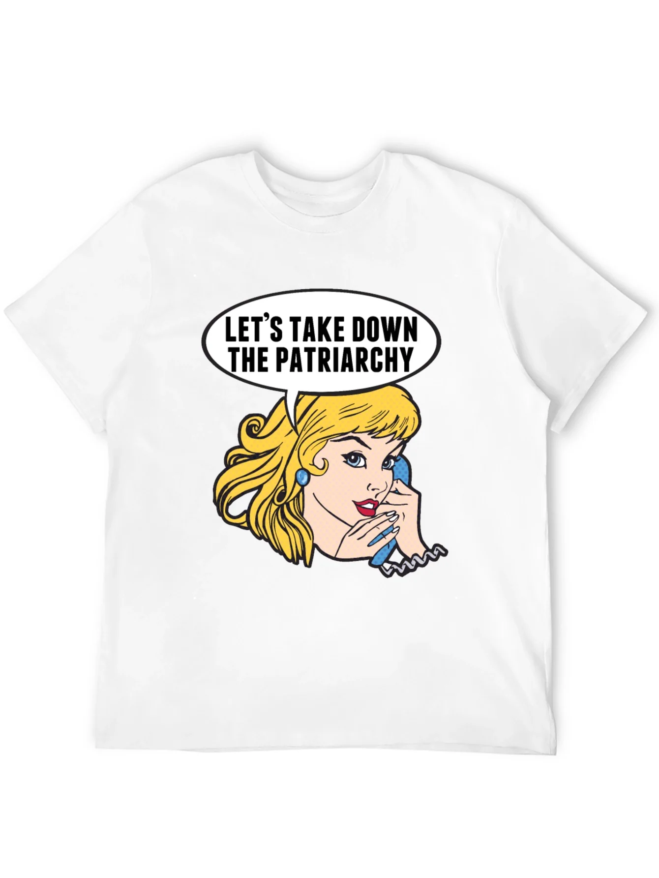 Feminist T-Shirt: Lets Take Down the Patriarchy Graphic Tee