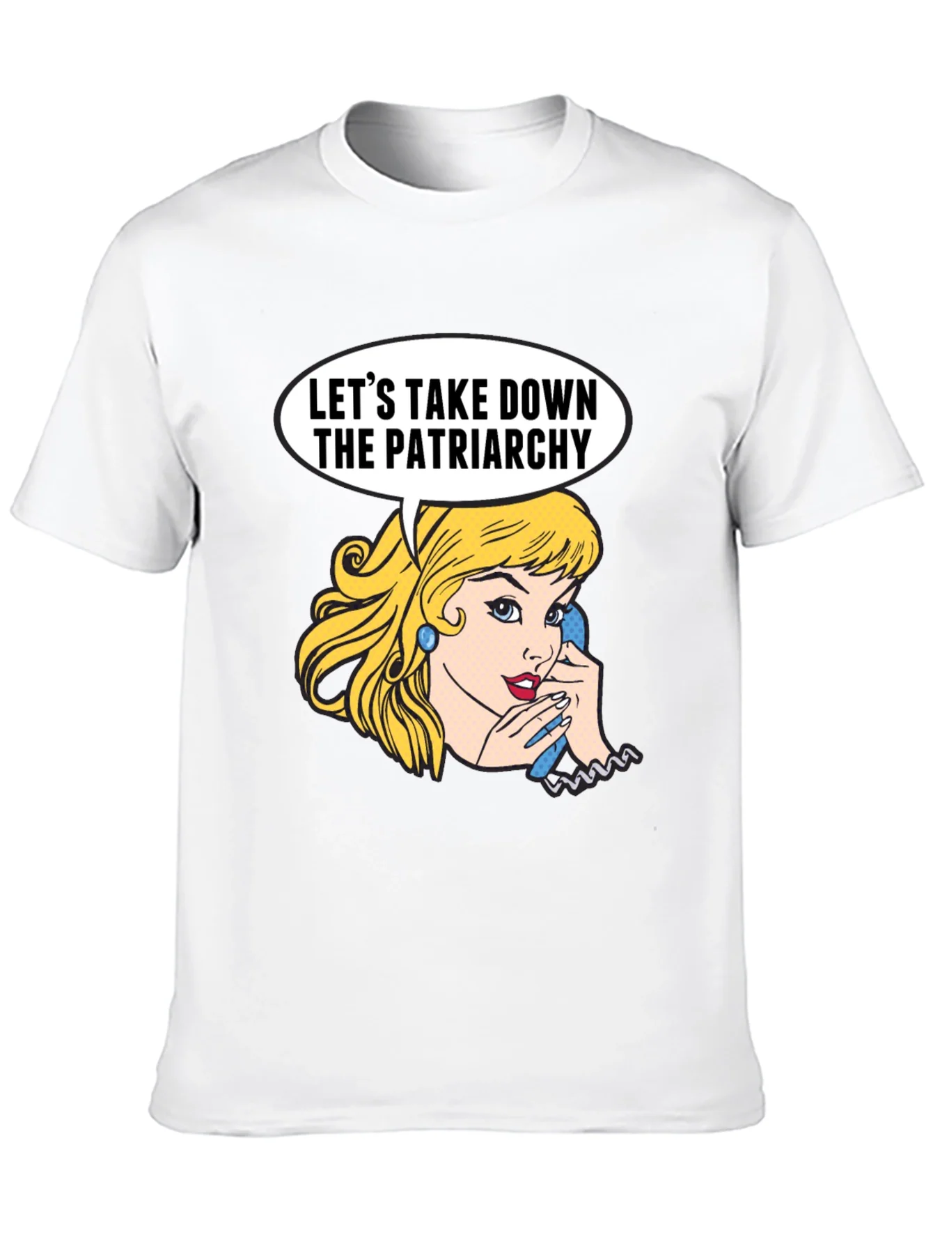 Feminist T-Shirt: Lets Take Down the Patriarchy Graphic Tee