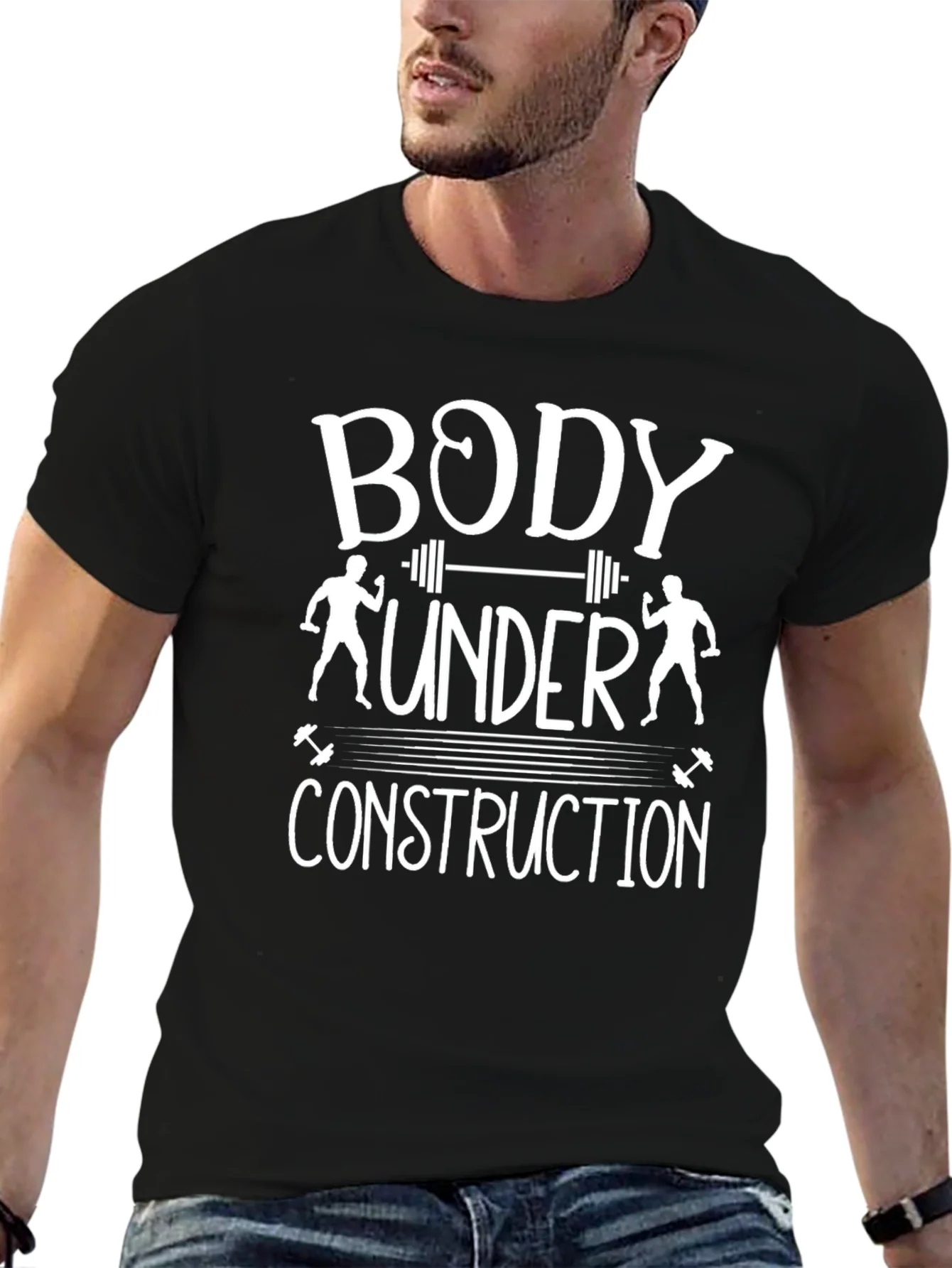 Body Under Construction Graphic T-Shirt