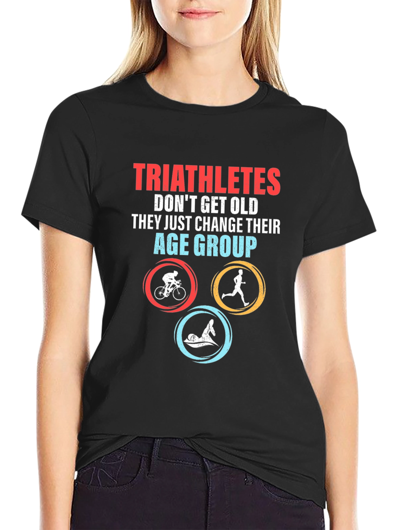 Triathlete Age Group Change Graphic Tee